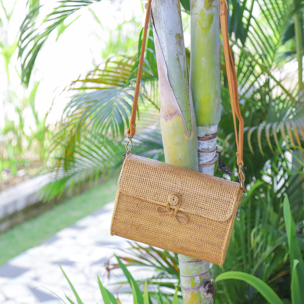 バリ島購入品 木の皮バッグ