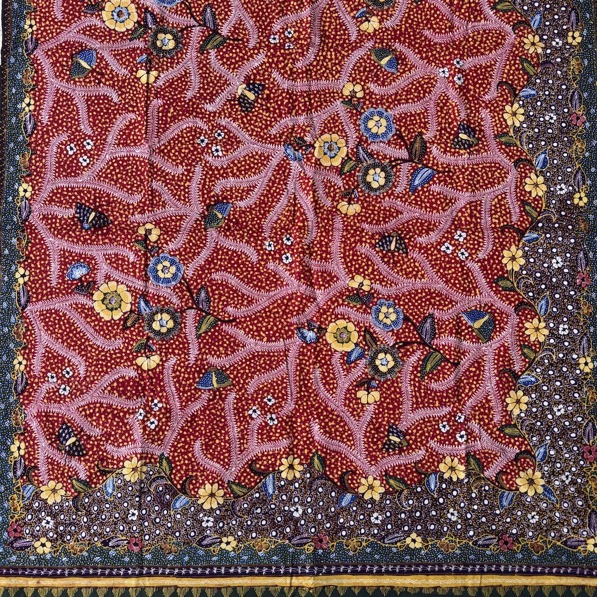 バティック（ジャワ更紗・プリント・綿100%） (NRA941-18) Rosily