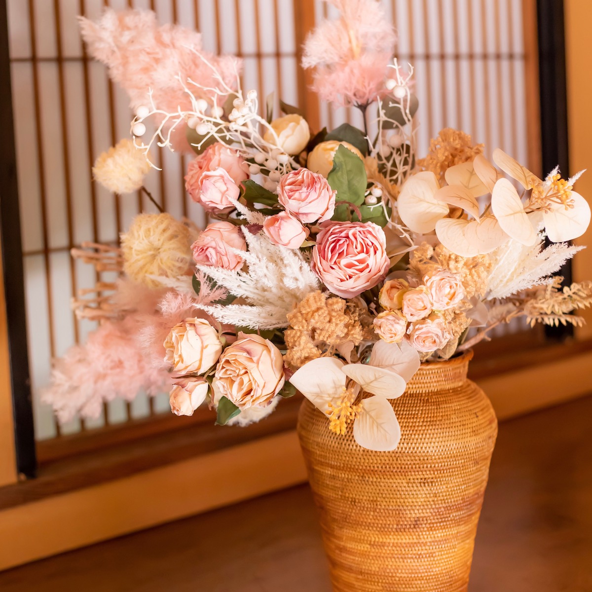 アタ 花瓶 花器 かご