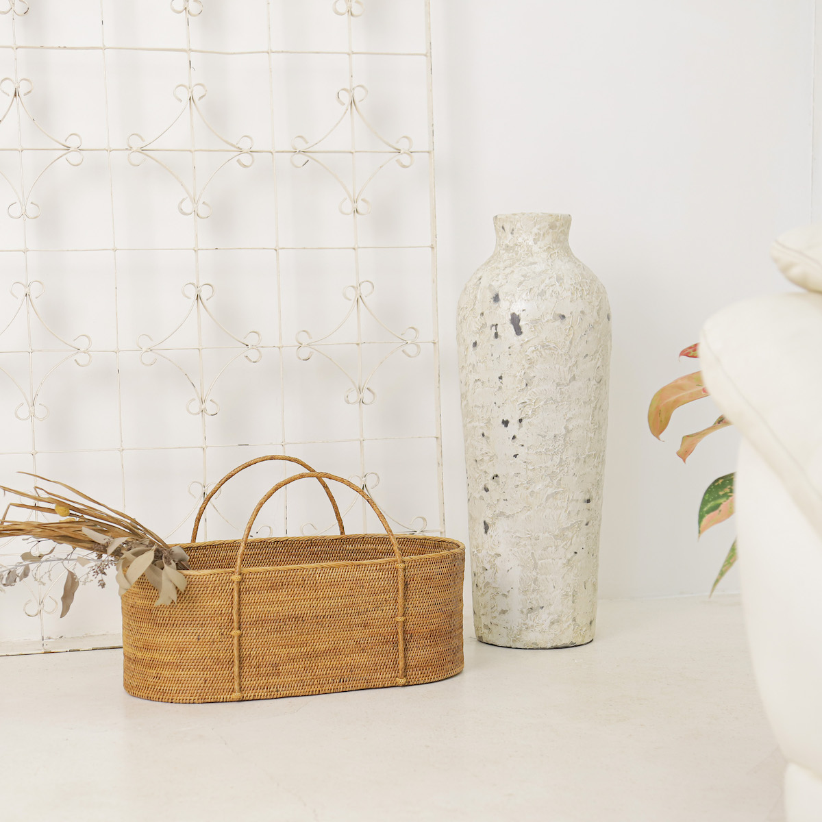 フランスアンティーク　果物、野菜、タオル入れ　カゴ フランスアンティーク 果物、野菜、タオル入れ カゴ