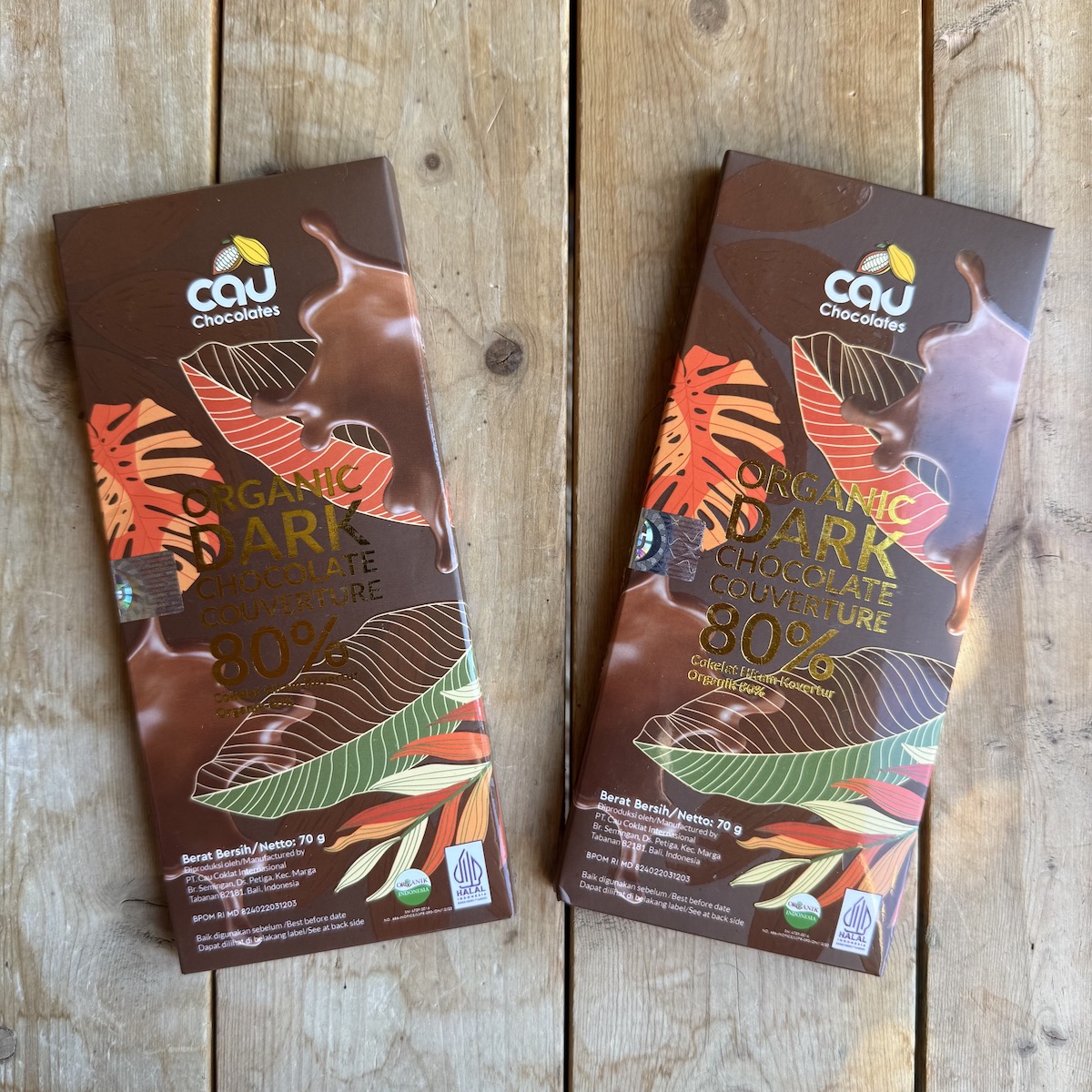 チョコレート裏面（成分表示）