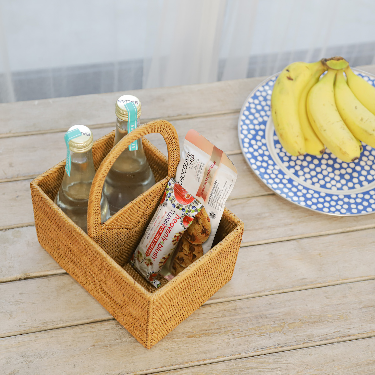 リモコン立て2枠 持手付き (RCB268) Rosily(ロージリー) バリ島 アタ