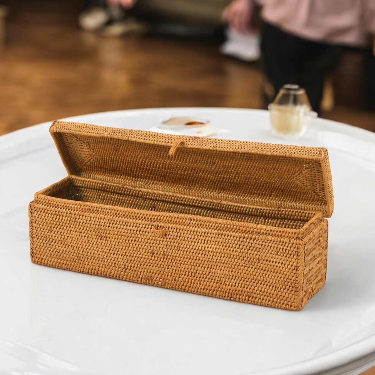 カトラリー蓋付き Lサイズ (TRY332) Rosily(ロージリー) バリ島 アタ